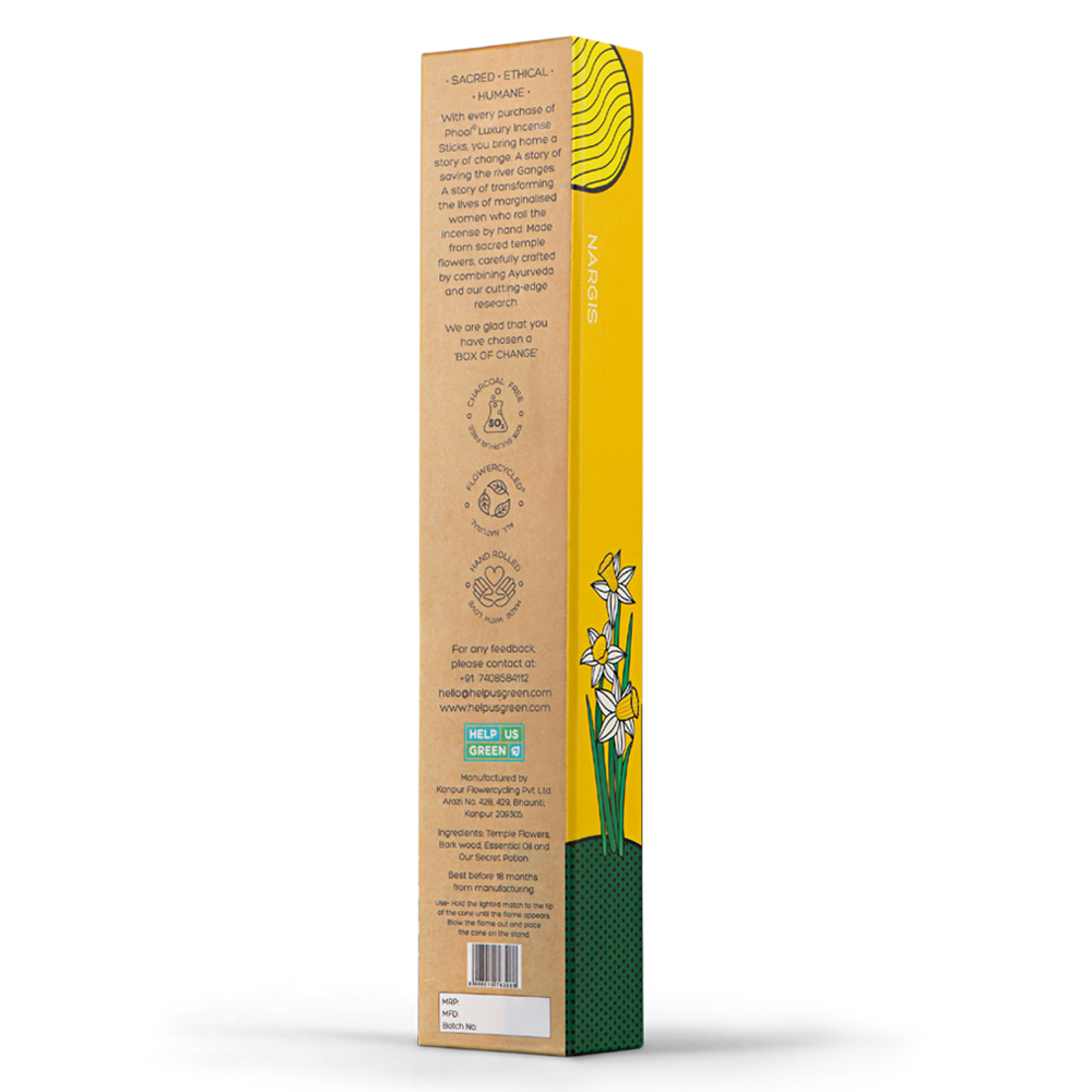 Phool Organic Incense Sticks- Nargis (40 pieces) – PHOOL