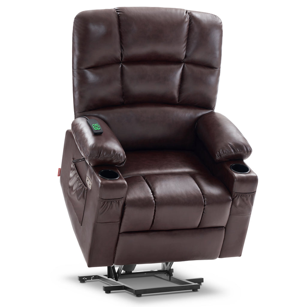 Mcombo Dual Motor Large Power Lift Recliner Chair With Massage And Hea — Mcombo 