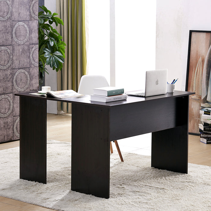 Mcombo Wood Corner Desk L Shaped Computer Desk For Home Office