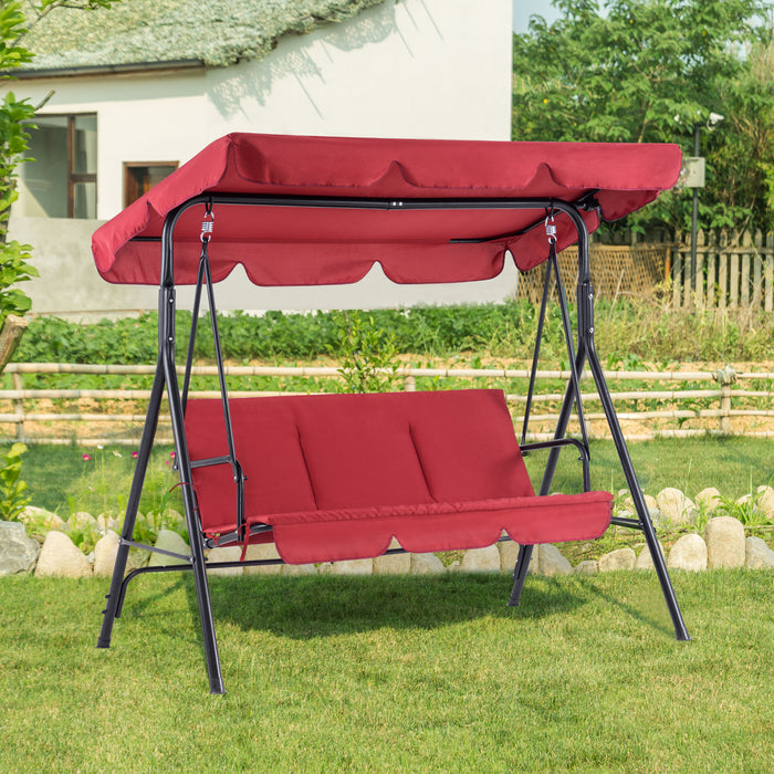 convertible canopy swing