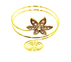 Flower Gold metal Armband Armlet