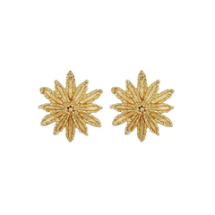 Golden Sun Stud Earrings Online