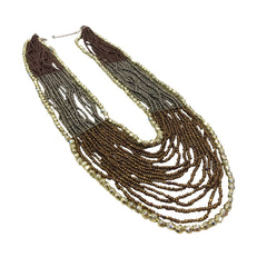 Bohemian Beaded Layered Necklace