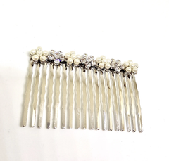 Vintage Pearl and Stone Comb