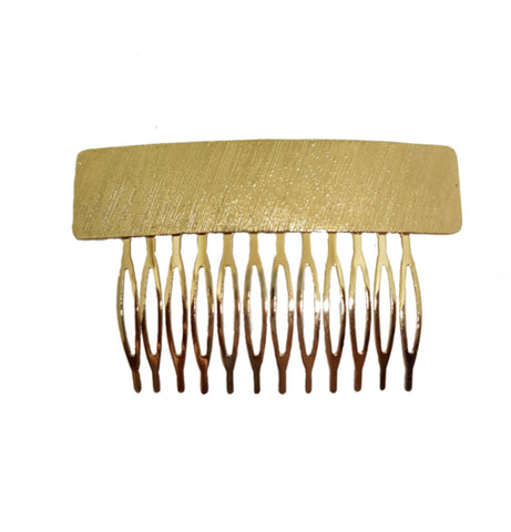 Textured Hair Comb Gold
