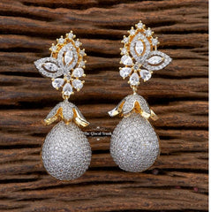 American diamond dangler earrings 