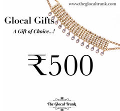 Gift voucher from The Glocal Trunk ₹500