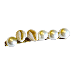 Shells and Pearl hair clip 