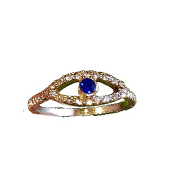 Evil Eye Stone Ring