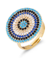 Evil Eye Adjustable Ring