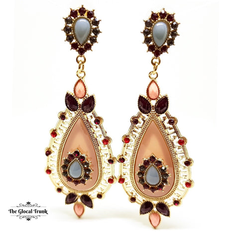https://www.theglocaltrunk.com/products/adore-stone-and-crystal-vintage-earrings-peach