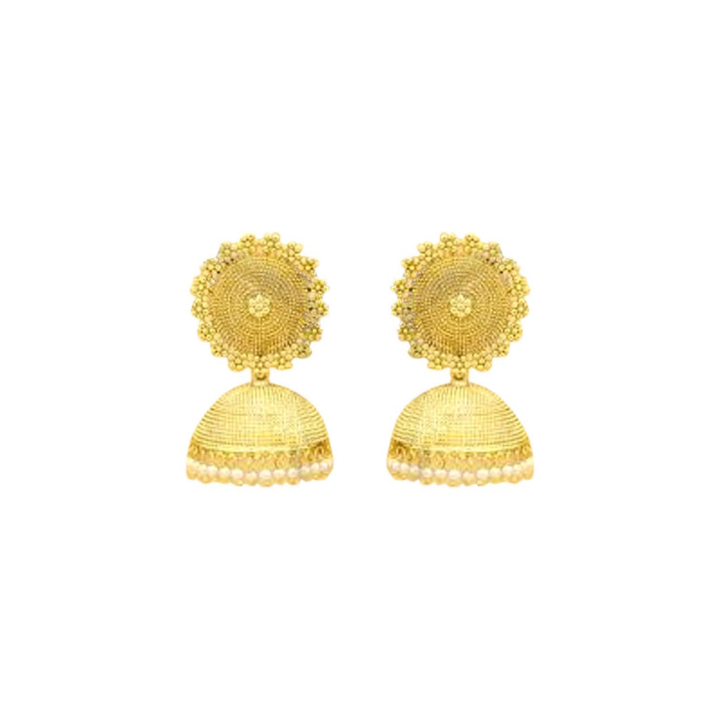 Buy Maharani Jhumka Gold Online – The Glocal Trunk