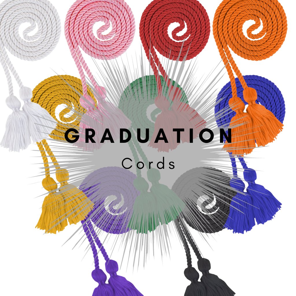 Honor Cords: Gold-Silver, Senior Class Graduation Products