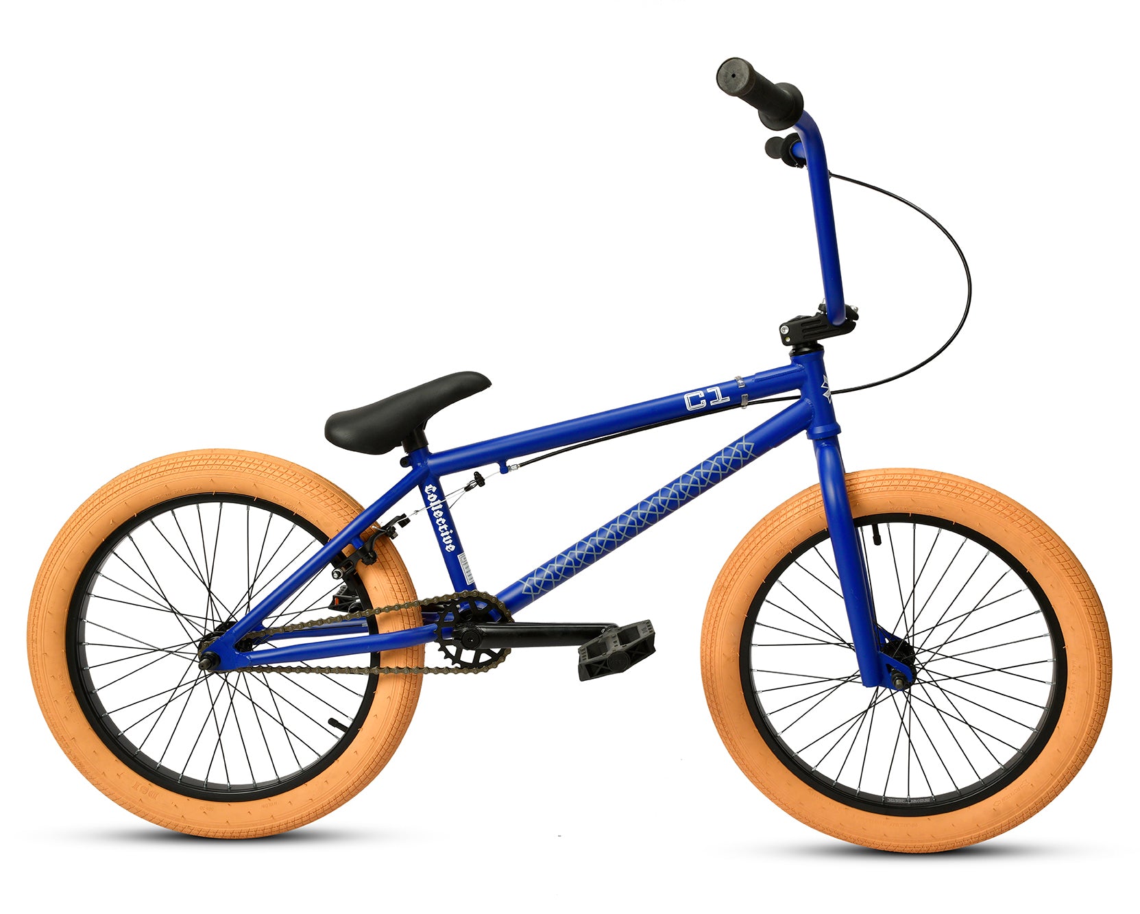 blue bmx bike