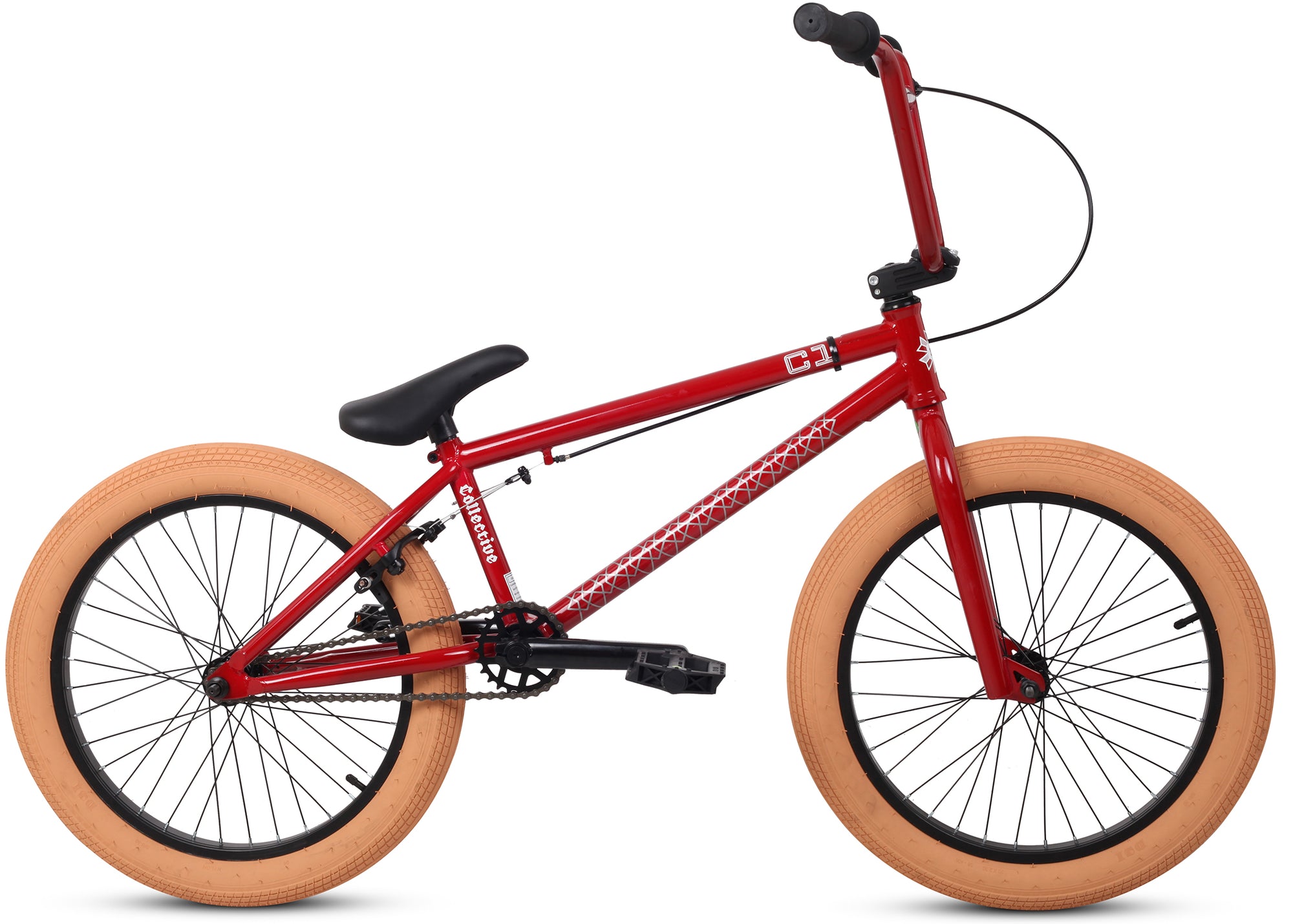 red bmx bike