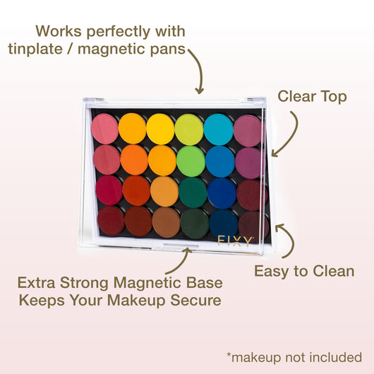 FIXY Small Empty Magnetic Makeup Palette (4 x 4.8) – FIXY Makeup