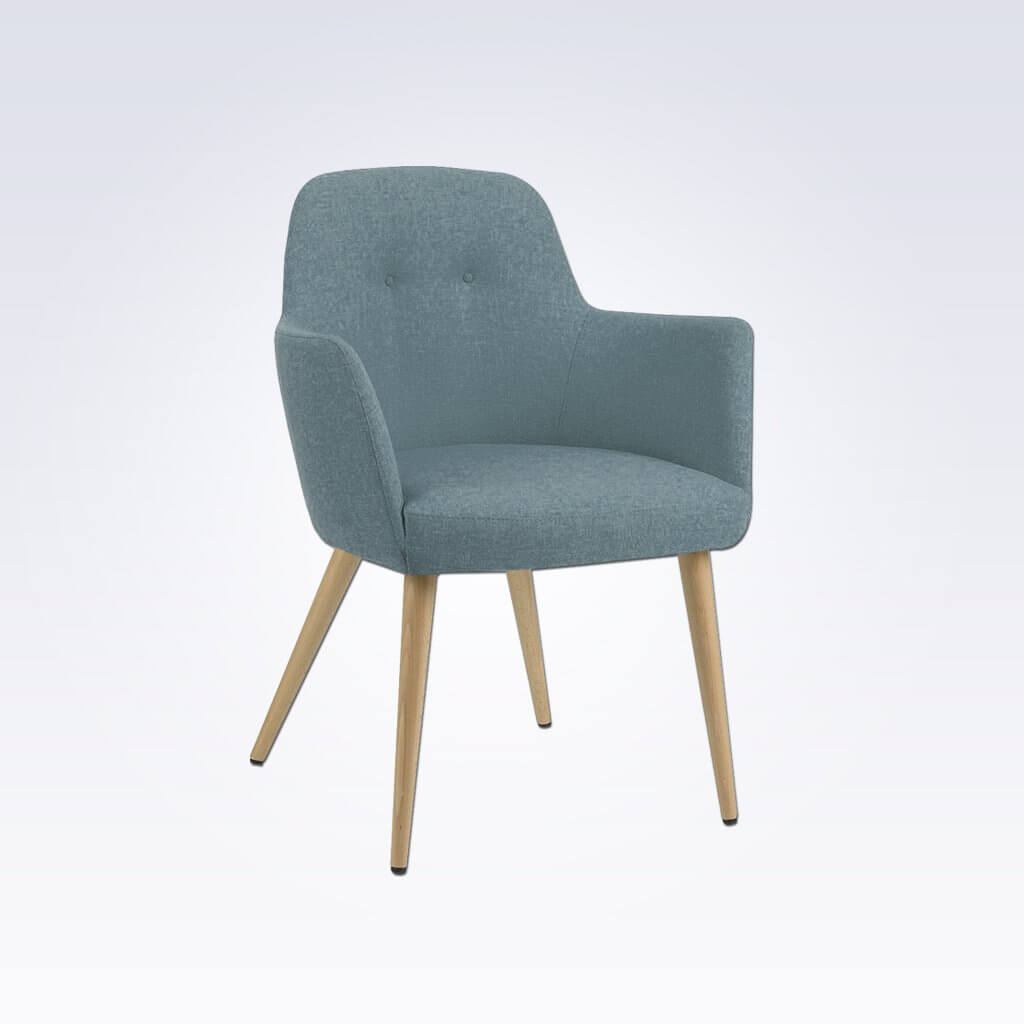 Light blue tub chair