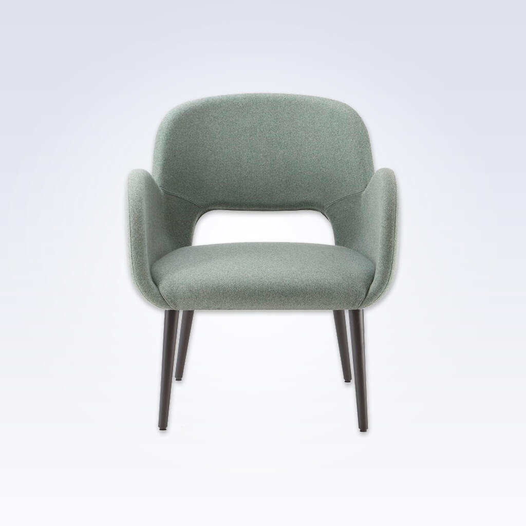 mint green tub chair