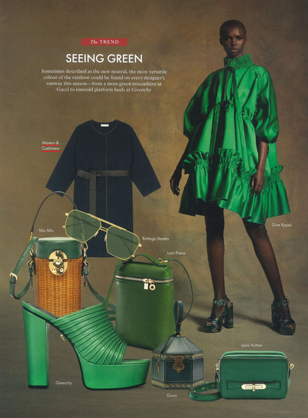 Hong Kong Tatler -  Movers & Cashmere - Trend All things Green