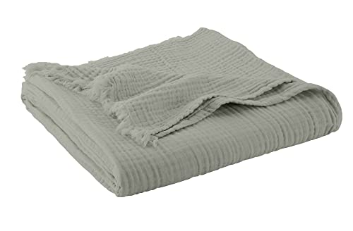 Organic Muslin Cotton Throw Blanket – Whisper Organics