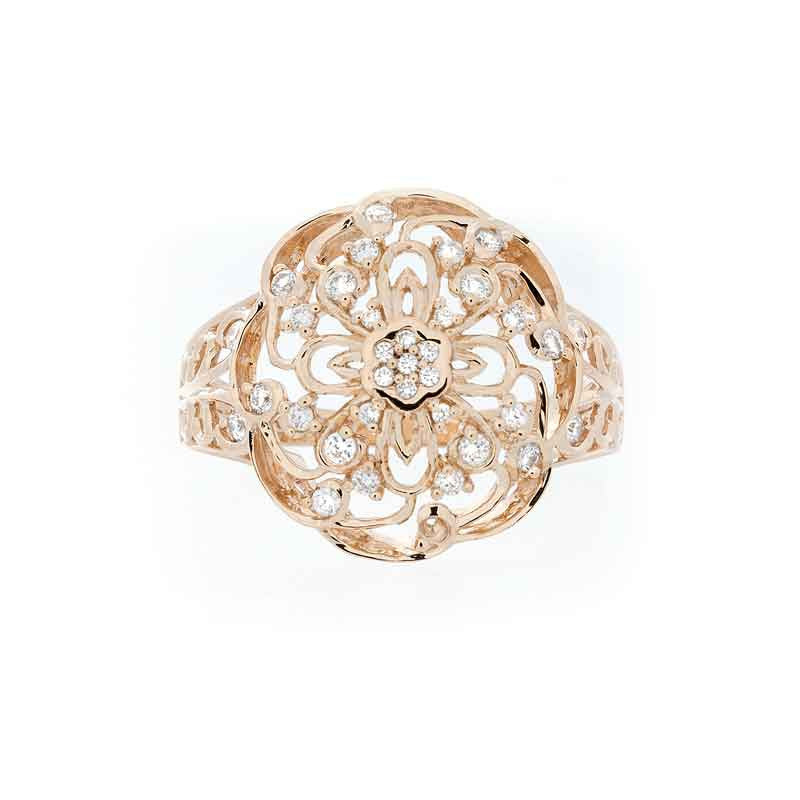Varenna Jewel Flower Diamond Accent Pendant – Fey & CO.