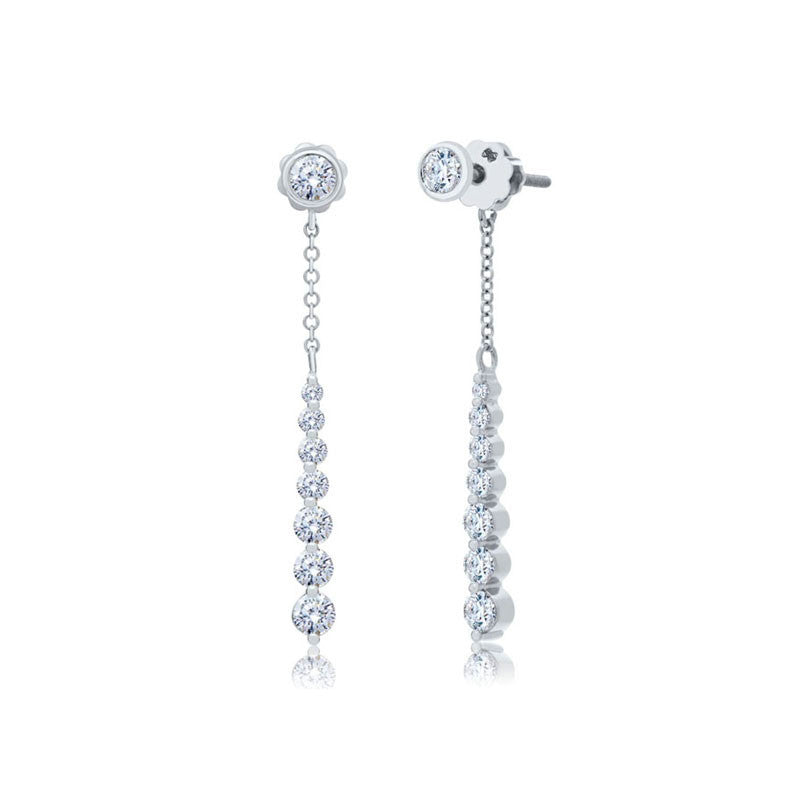 diamond polki studs