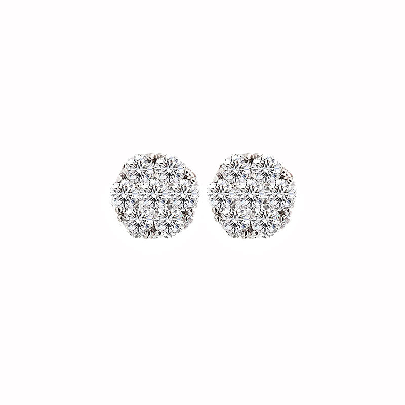 jewel stud earrings