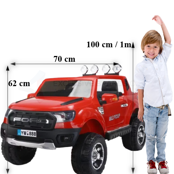 kids electric ride on ford pick up bakkie for children battery operated led light music