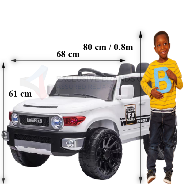 kids electric ride on toyota fj cruizer remote controlled battery operated ride in car for children