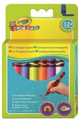 Crayola® Beginnings Triangle Crayons 16/pk - Crayons, Markers