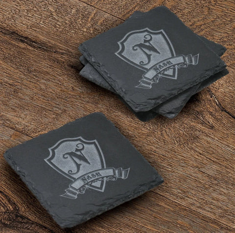 Personalized Slate Coasters