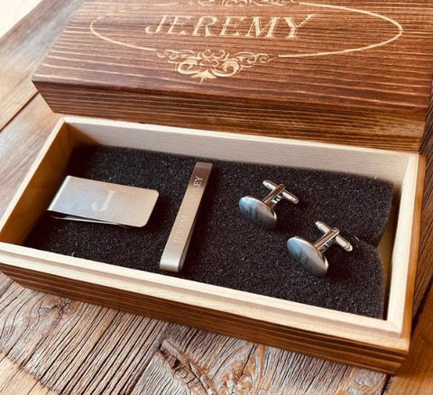 father of the bride cufflinks set