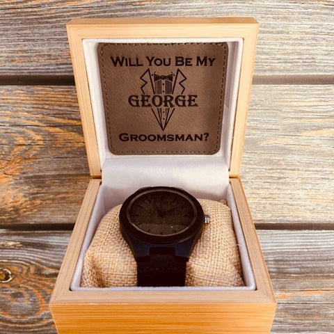 Time to Suit Up Groomsmen Proposal Box