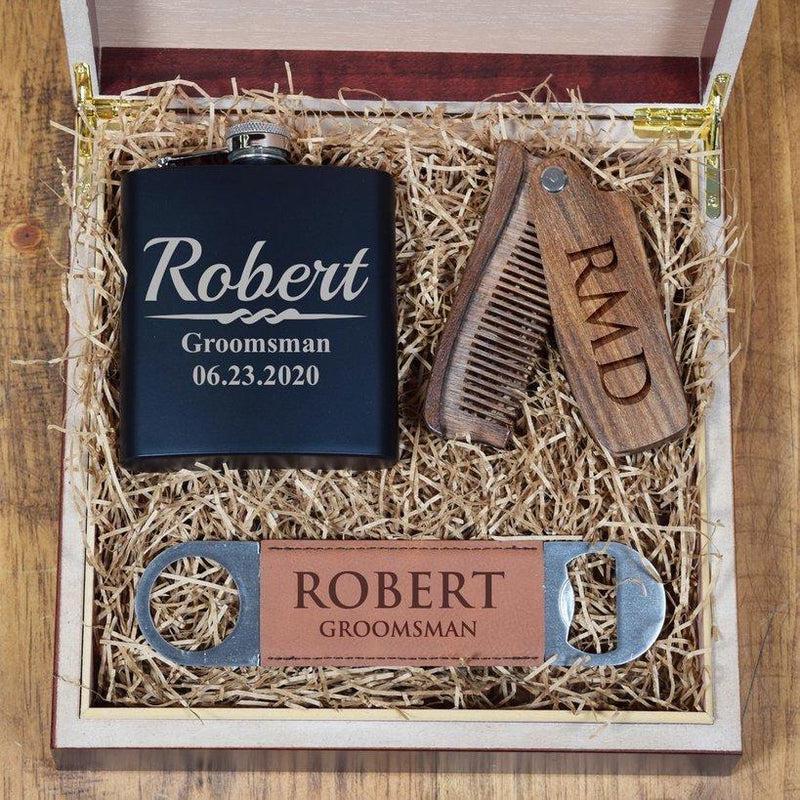 Personalized Classic Groomsmen Gift Set – Groomsday