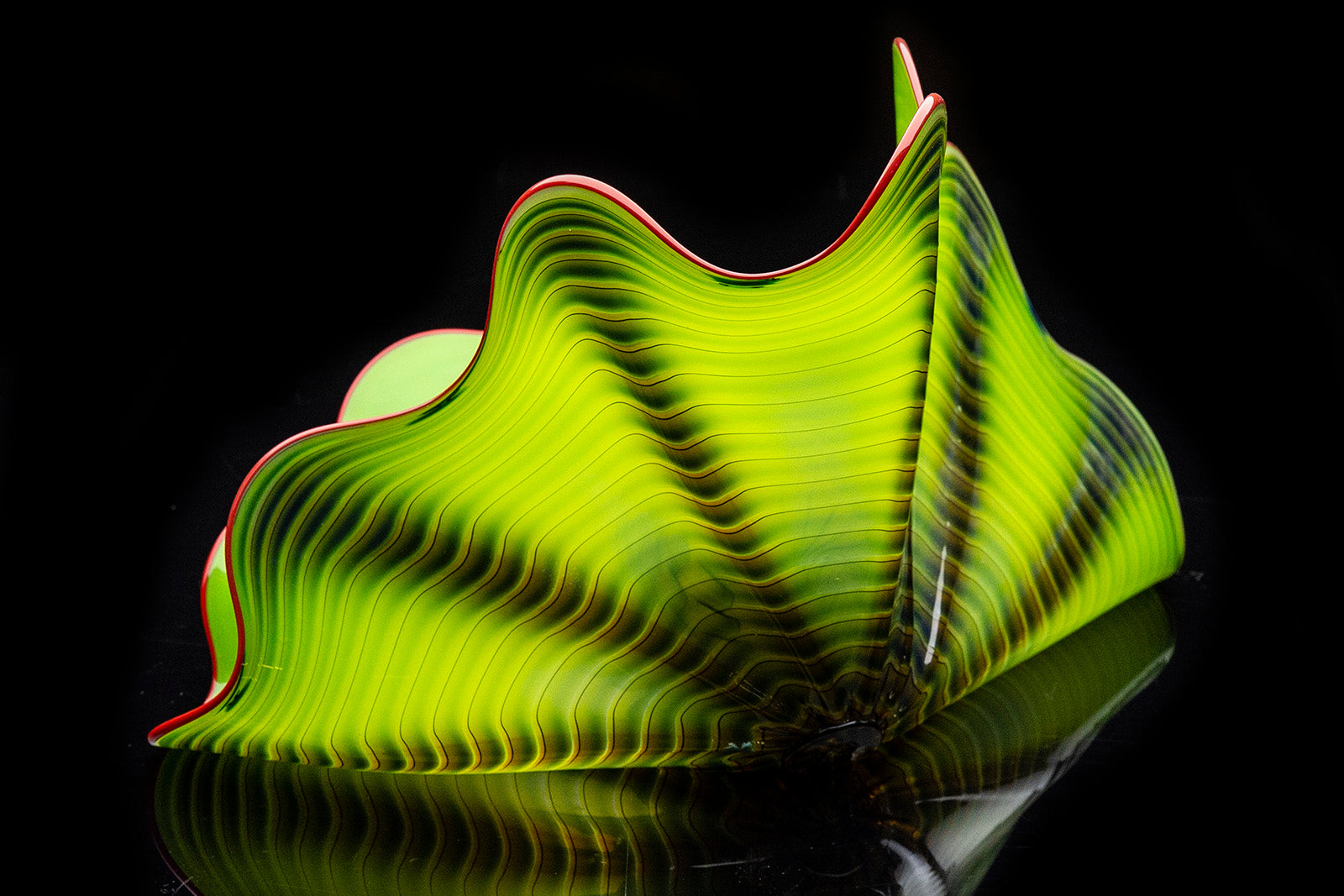 Dale Chihuly - Green Persian Set Fine Glass Art Original Signed - for ...