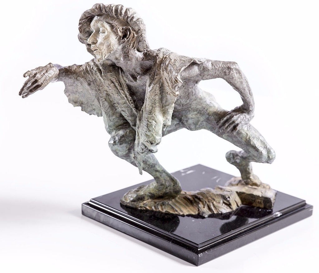 Richard Macdonald La Fuite Du Temps Bronze Sculpture Signed Limited Ed Sold Out For Sale Modernartifact