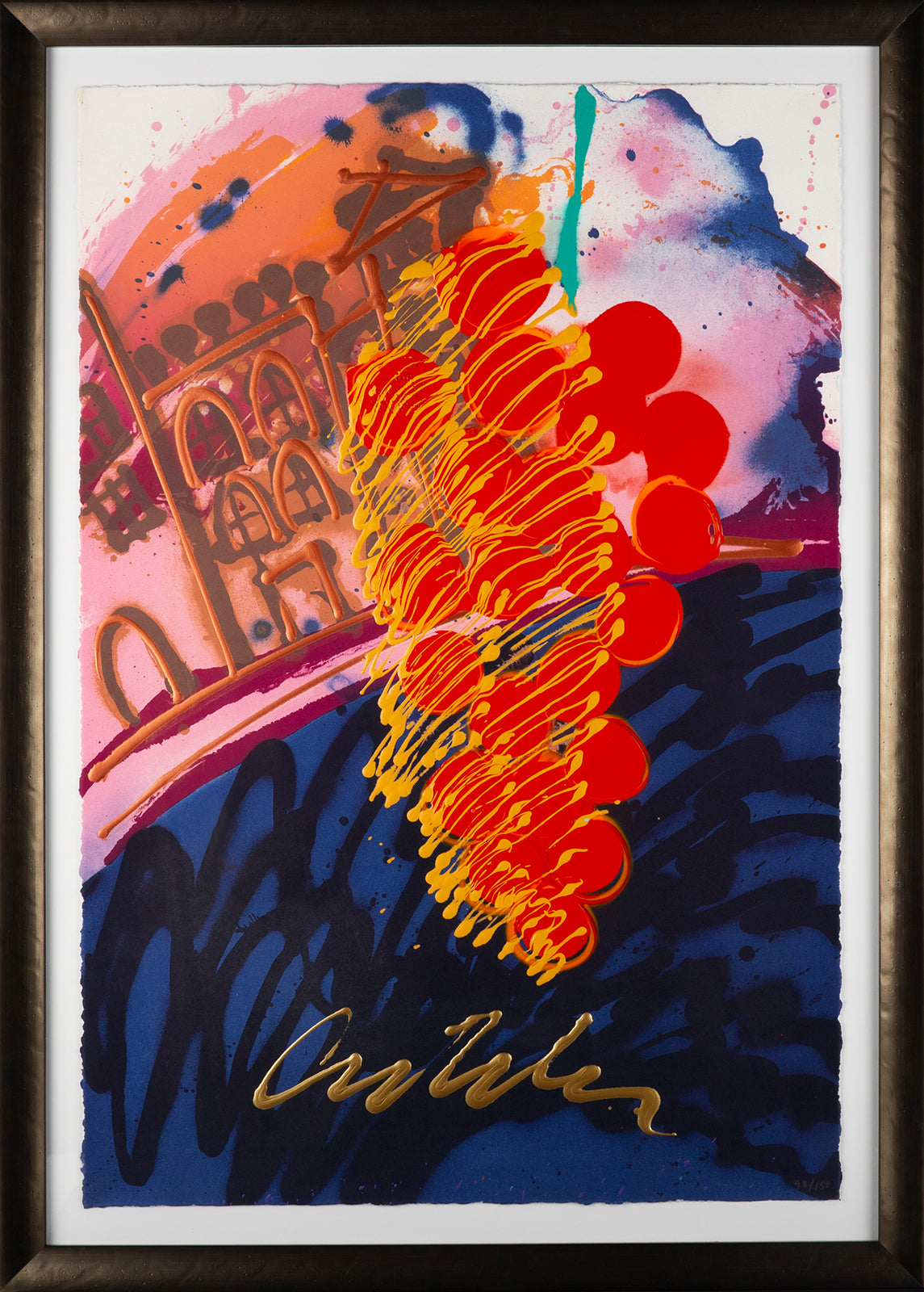 Serigraph from Chihuly over Venice Handblown Glass Installation