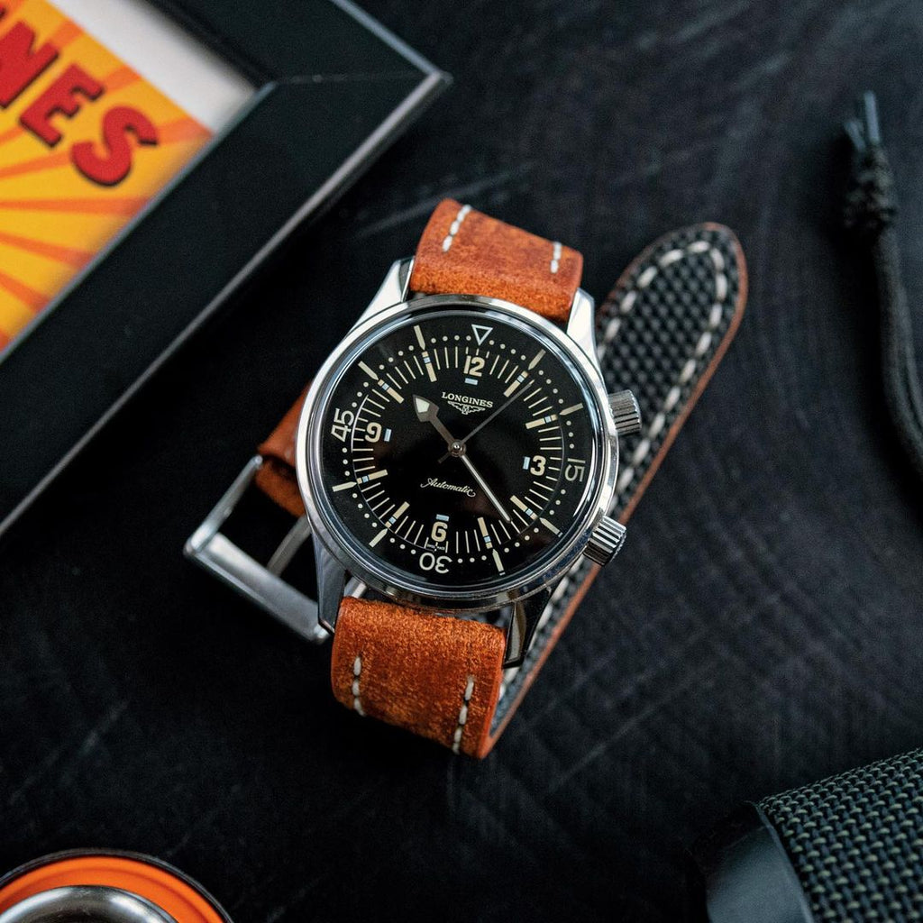 Longines Legend Diver Strap Guide - Two Stitch Straps