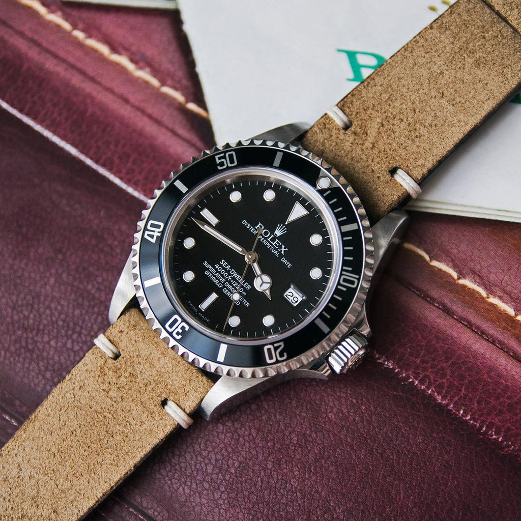 Rolex Sea-Dweller 16600 Strap Guide - Two Stitch Straps