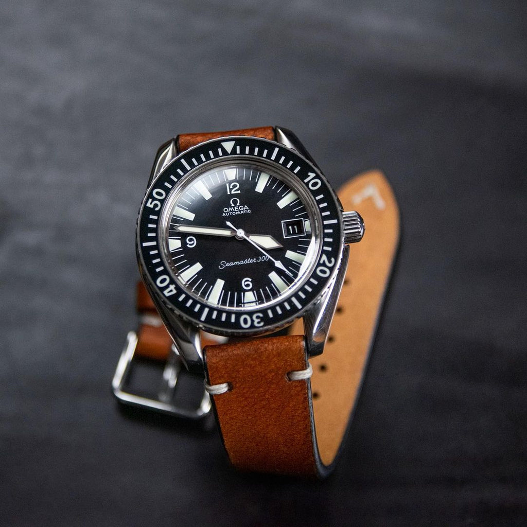 Omega Seamaster 300 Strap Guide - Two Stitch Straps