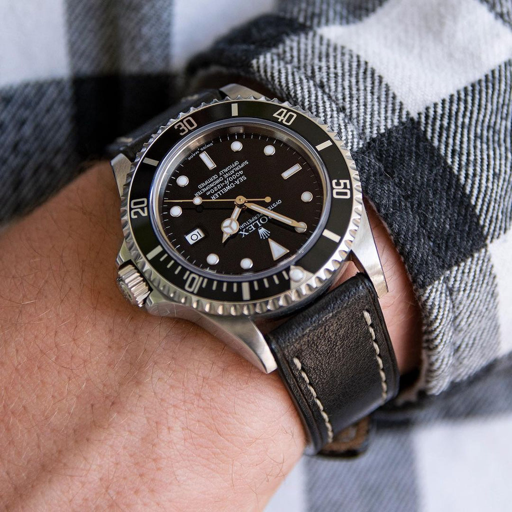 Rolex Sea-Dweller 16600 Strap Guide - Two Stitch Straps