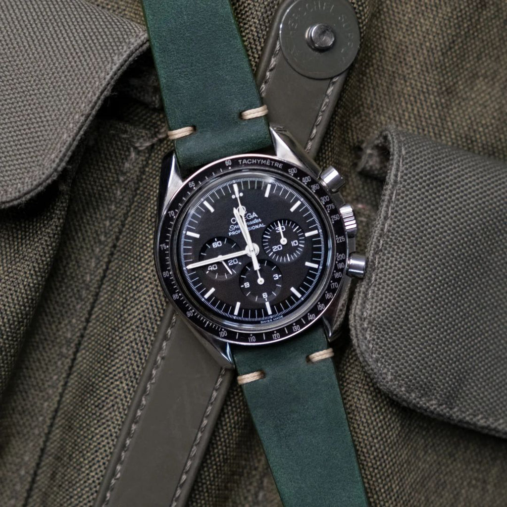 Omega Speedmaster Strap Guide - Two Stitch Straps