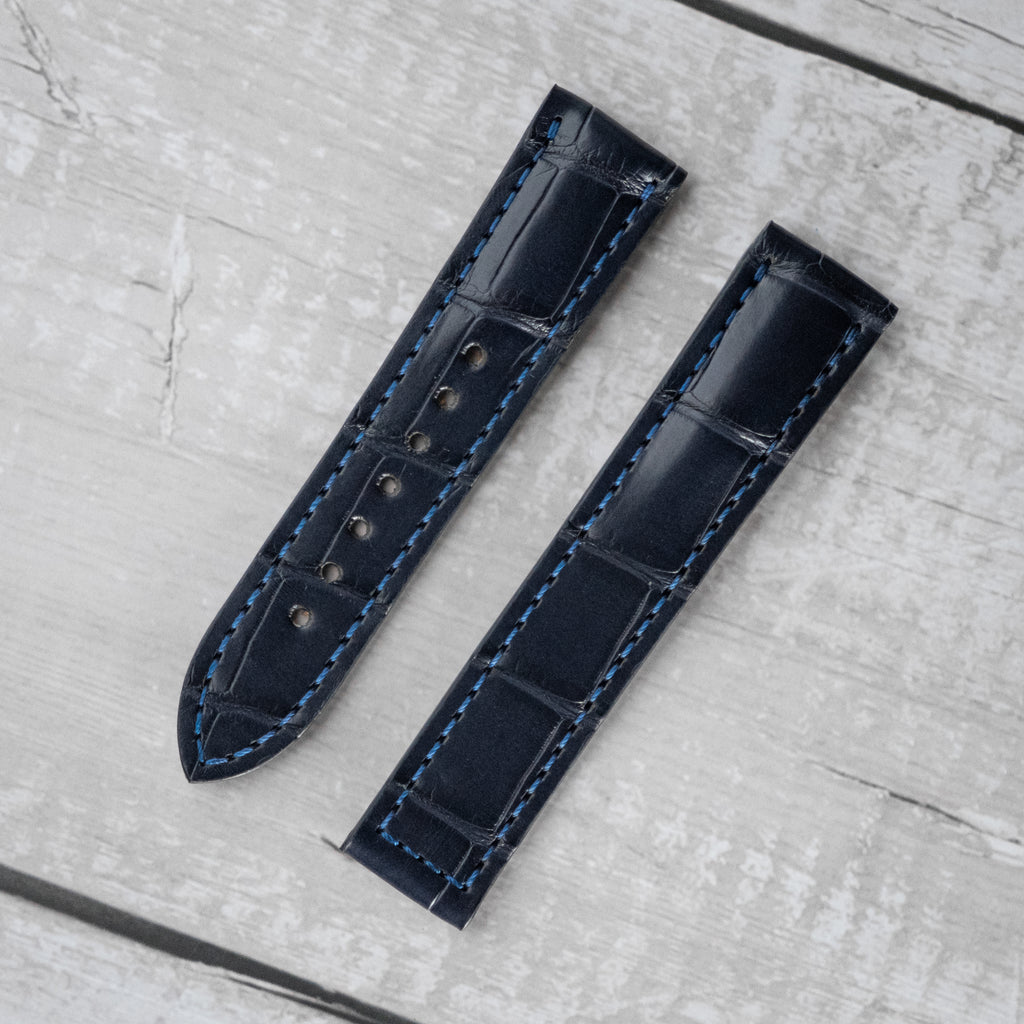 Omega Deployant Clasp Custom Straps - Two Stitch Straps