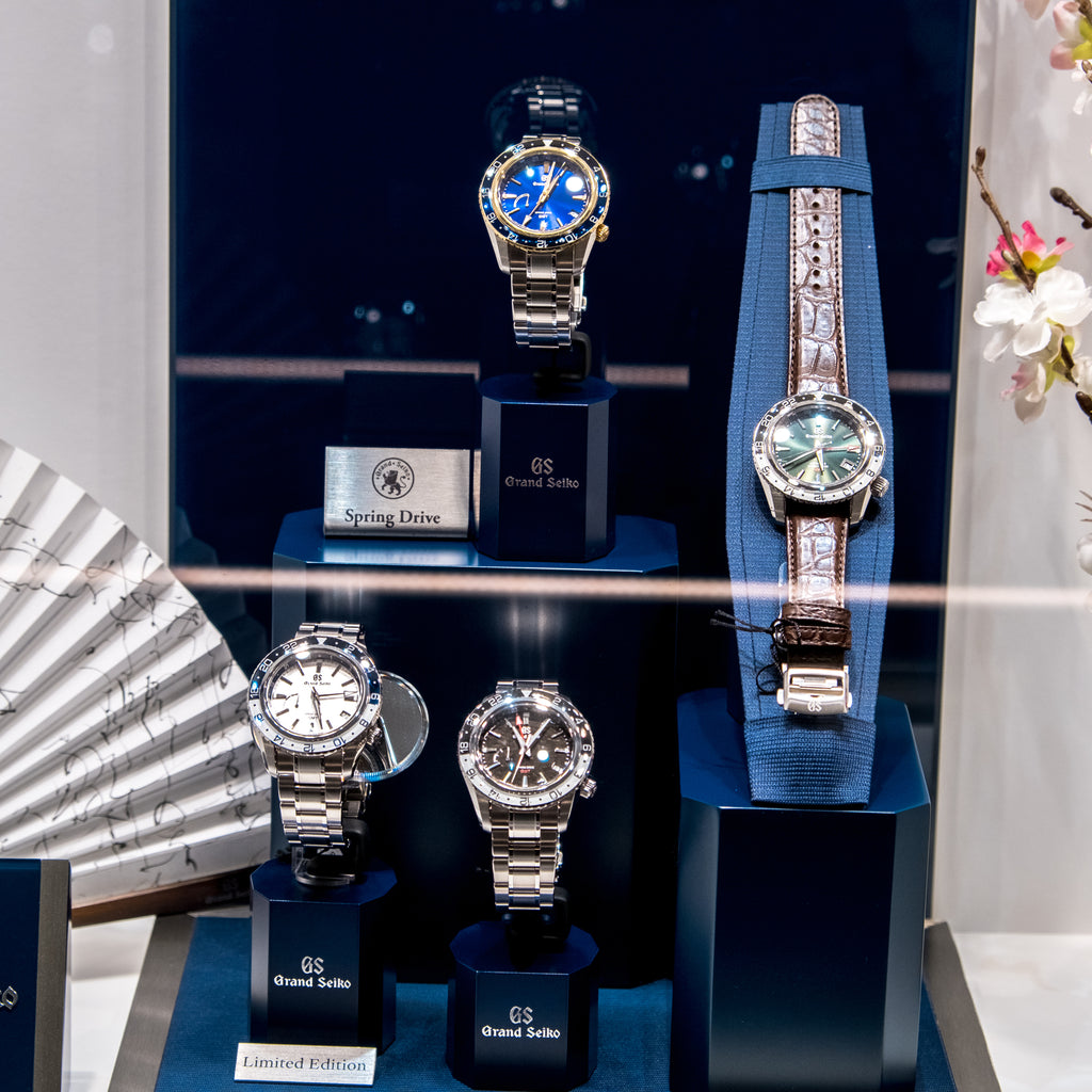 Two Stitch Straps at the Grand Seiko store opening
