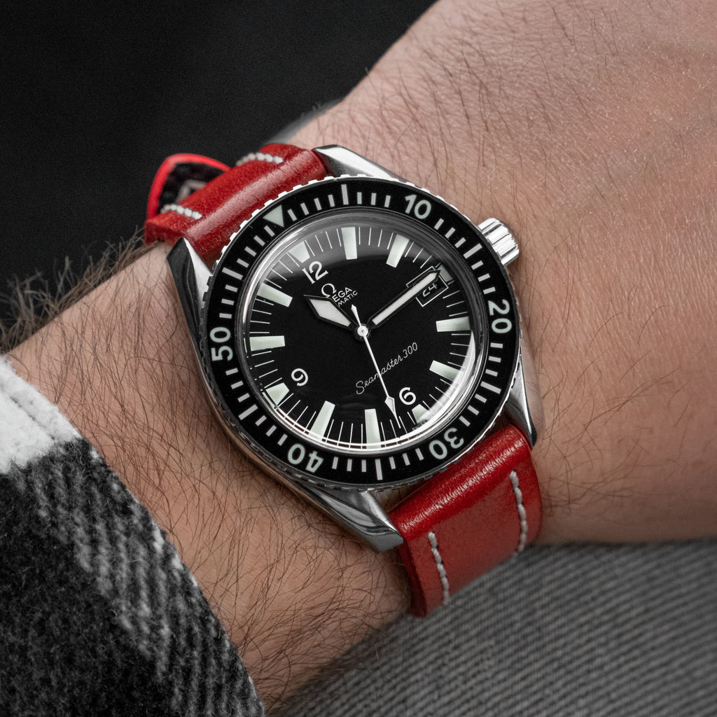 Omega Seamaster 300 Strap Guide - Two Stitch Straps