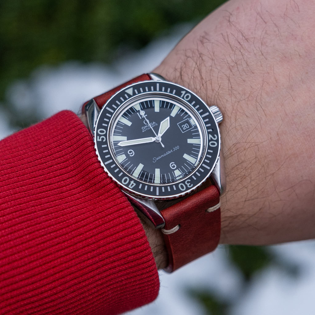 Omega Seamaster 300 Strap Guide - Two Stitch Straps