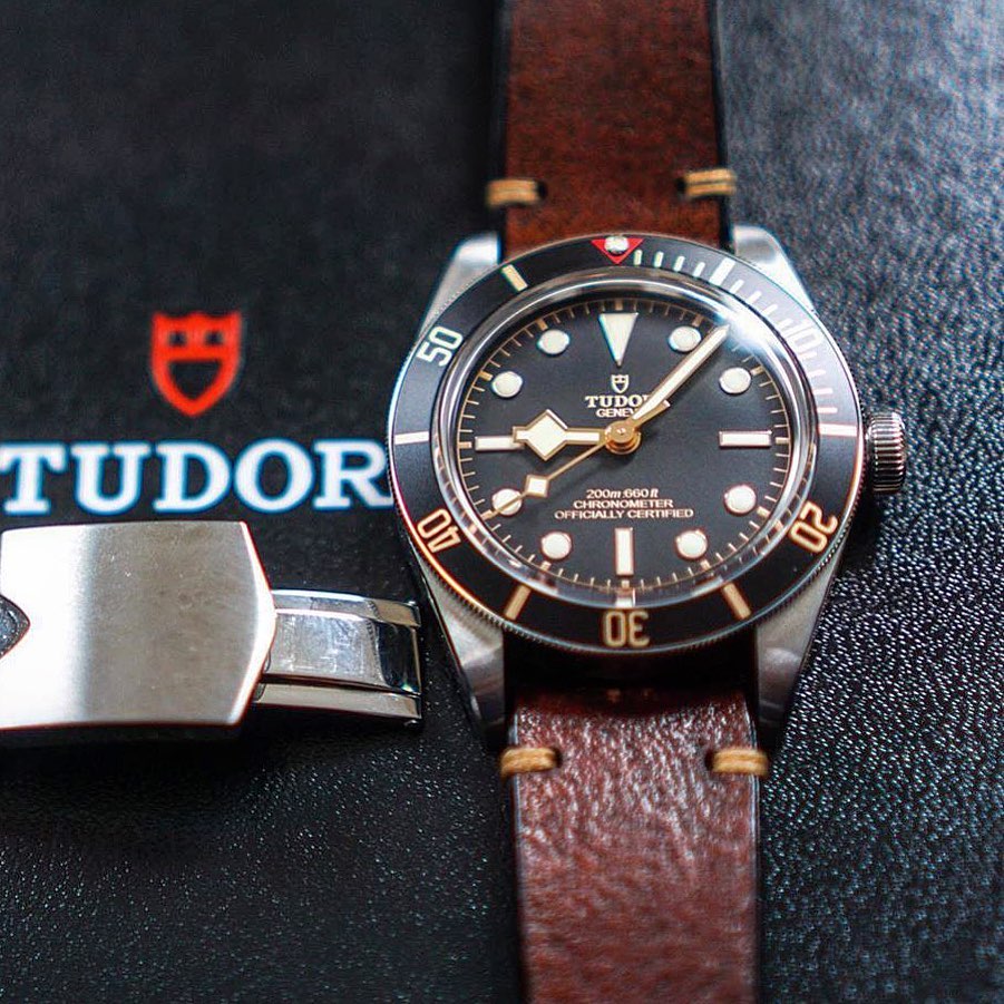 Tudor Black Bay Strap Guide - Two Stitch Straps