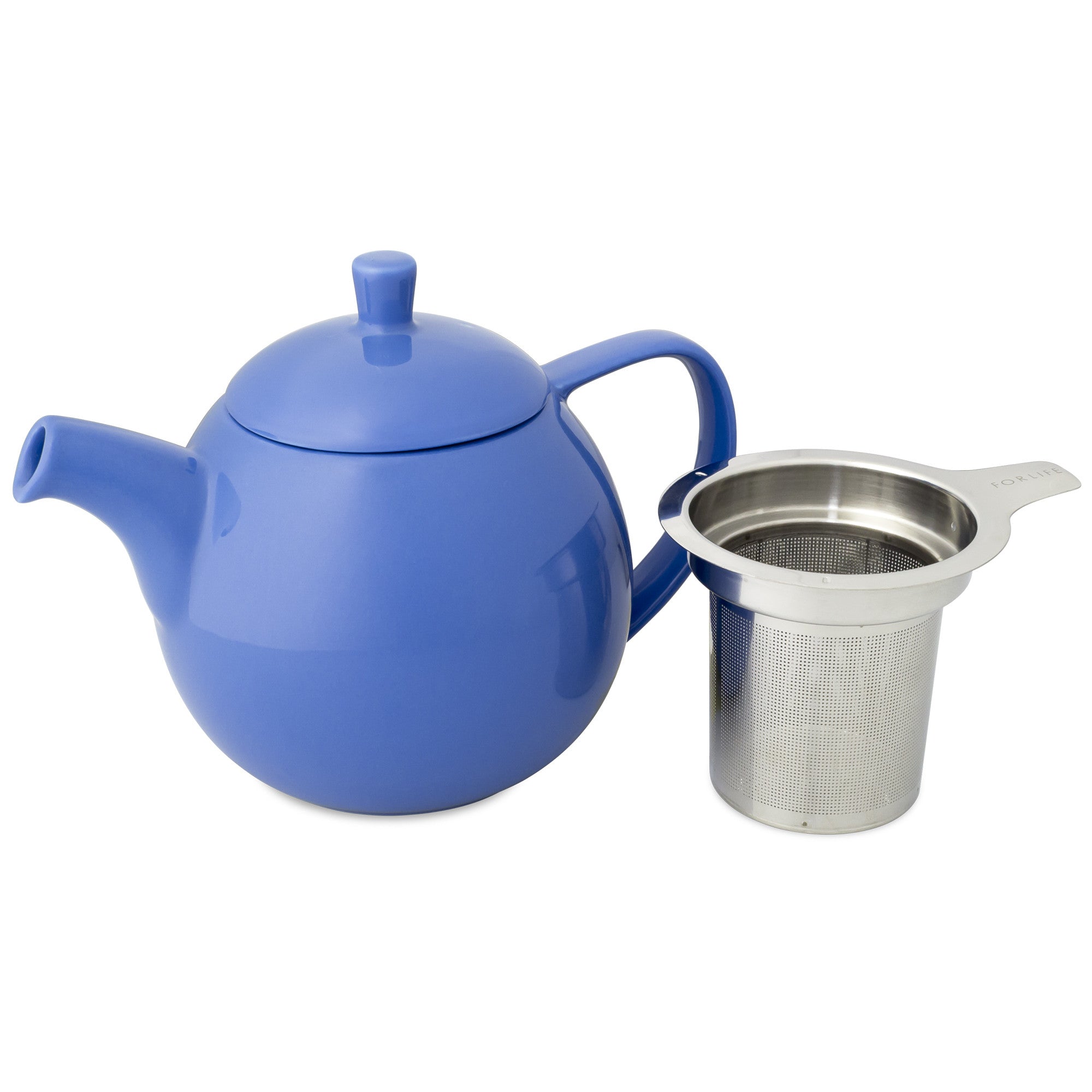 Curve Teapot- Blue | Indigo Tea Co.