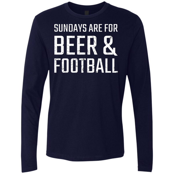 Sundays Are For Beer & Football T-Shirt Apparel - The Beer Lodge