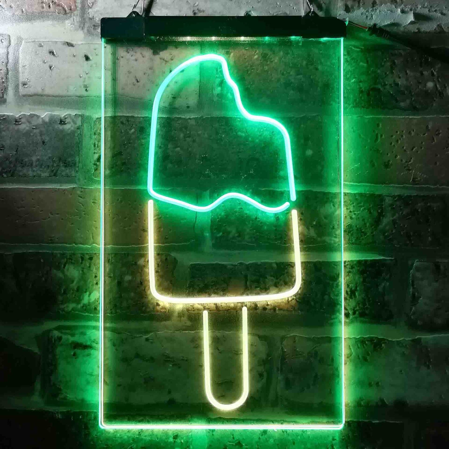 Popsicle Ice Cream Two Colors LED Sign (Three Sizes)